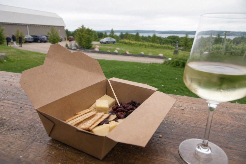 Wine country snack box