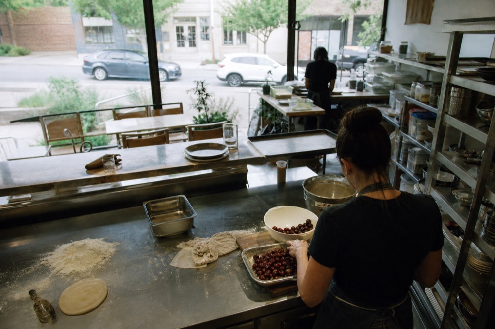 Winery kitchen prep